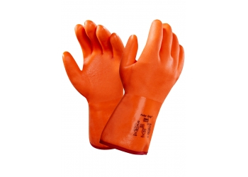 ANSELL-WINTER-HANDSCHUHE, POLAR GRIP, 23-700, signalorange