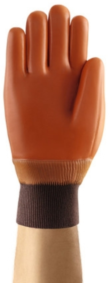 ANSELL-PVC-Winter-Handschuhe, Arbeitshandschuhe, WINTER-MONKEY GRIP, 23-191, rotbraun