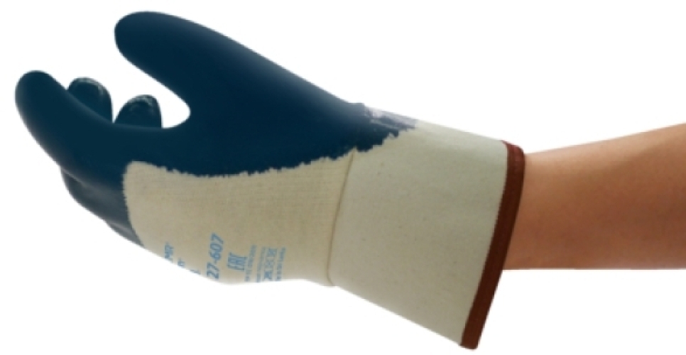 ANSELL-NITRIL-HANDSCHUHE, Arbeitshandschuhe, HYCRON, 27-607, blau