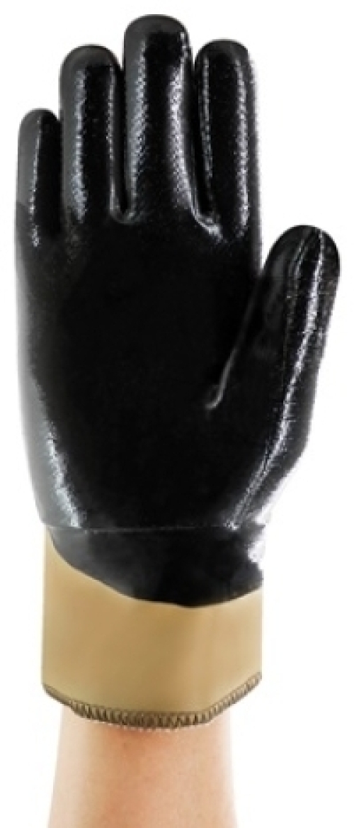 ANSELL-NITRIL-HANDSCHUHE, Arbeitshandschuhe, NITRASAFE, 28-329, gelb/schwarz