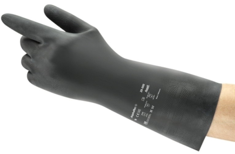 ANSELL-NEOTOP, 29-500, Neopren-Handschuhe, Arbeitshandschuhe, schwarz