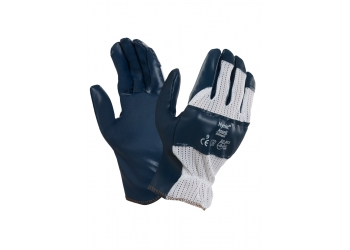 ANSELL-Workwear, Arbeitshandschuhe, "HYNIT", 32-815, blau/weiss, VE = 12 Paar