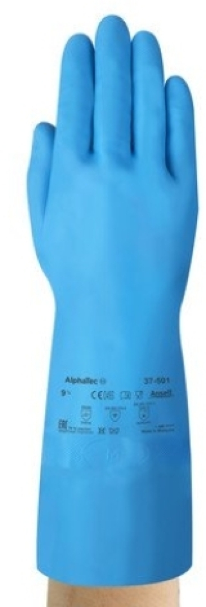 ANSELL-NITRIL-HANDSCHUHE, Arbeitshandschuhe, VERSATOUCH, 37-501, blau