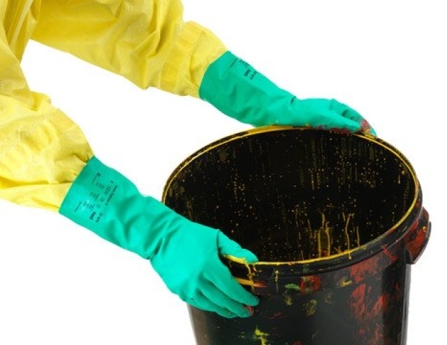 ANSELL-SOL-VEX, 37-675, Nitril-Handschuhe, Arbeitshandschuhe, grün