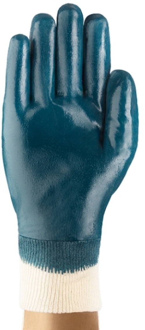 ANSELL-NITRILHANDSCHUHE, Arbeitshandschuhe, HYLITE, 47-402, blau
