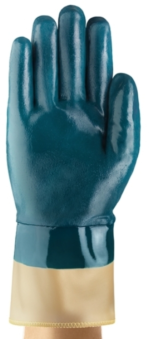 ANSELL-NITRILHANDSCHUHE, Arbeitshandschuhe, HYLITE, 47-409, blau