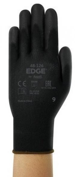 ANSELL-Workwear, Arbeitshandschuhe, "EDGE", 48-126, schwarz, VE = 12 Paar