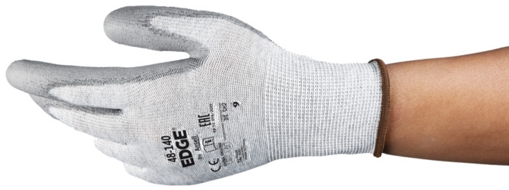 ANSELL-STRICKHANDSCHUHE, Arbeitshandschuhe, EDGE, 48-140, grau