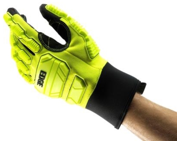 ANSELL-SCHNITTSCHUTZ-HANDSCHUHE, Arbeitshandschuhe, EDGE, 48-205, gelb/schwarz