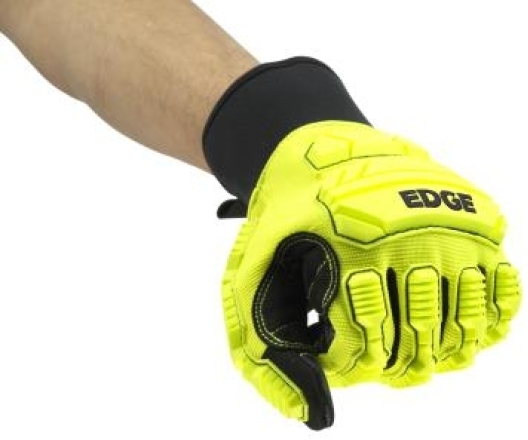 ANSELL-SCHNITTSCHUTZ-HANDSCHUHE, Arbeitshandschuhe, EDGE, 48-205, gelb/schwarz