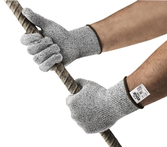 ANSELL-EDGE 48-700, Strick-Handschuhe Arbeitshandschuhe, grau