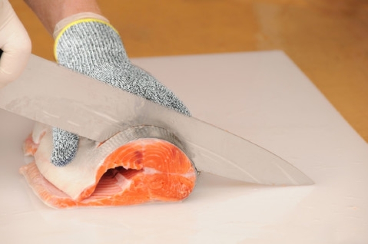 ANSELL-EDGE 48-700, Strick-Handschuhe Arbeitshandschuhe, grau