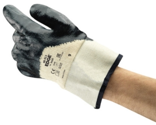ANSELL-Arbeitshandschuhe, EDGE, 48-913, beige/blau