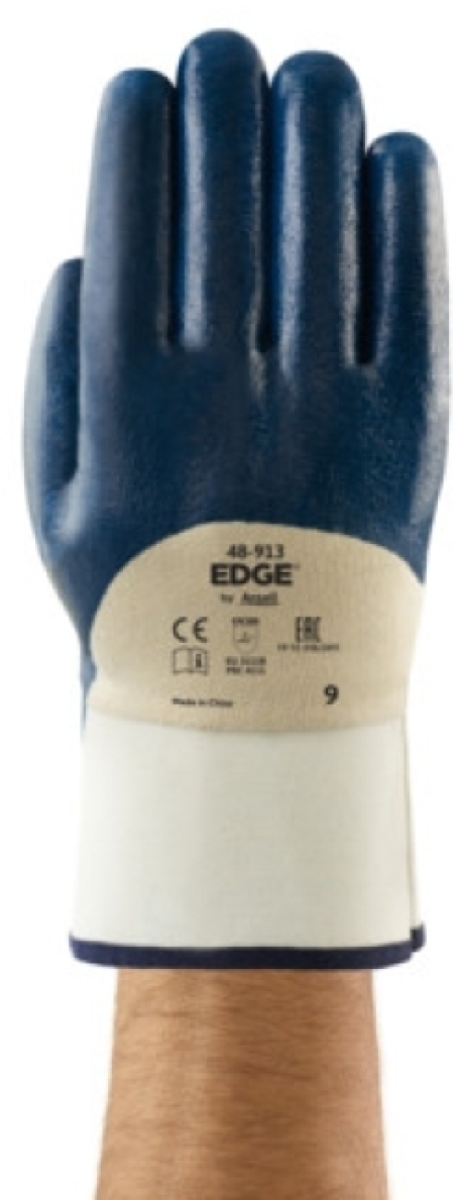ANSELL-Arbeitshandschuhe, EDGE, 48-913, beige/blau
