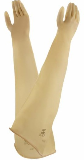ANSELL-CHEMIKALIENSCHUTZ-HANDSCHUHE, ALPHATEC, 55-109, natur