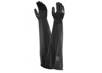 ANSELL-CHEMIKALIENSCHUTZ-HANDSCHUHE, ALPHATEC, 55-301, schwarz