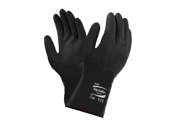 ANSELL-CHEMIKALIENSCHUTZ-HANDSCHUHE, ALPHATEC, 58-270, schwarz