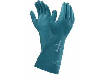 ANSELL-CHEMIKALIENSCHUTZ-HANDSCHUHE, ALPHATEC AQUA DRI, 58-335, grün