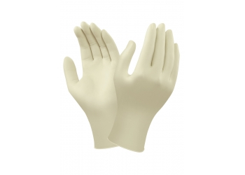 ANSELL-EINWEG-LATEXHANDSCHUHE, TOUCHNTUFF, ungepudert, 69-318, Pkg. á 100 Stück, VE: 10 Pkg. natur