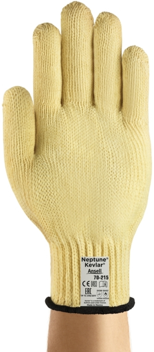 ANSELL-KEVLAR-STRICKHANDSCHUHE, Arbeitshandschuhe, NEPTUNE KEVLAR, 70-215, gelb