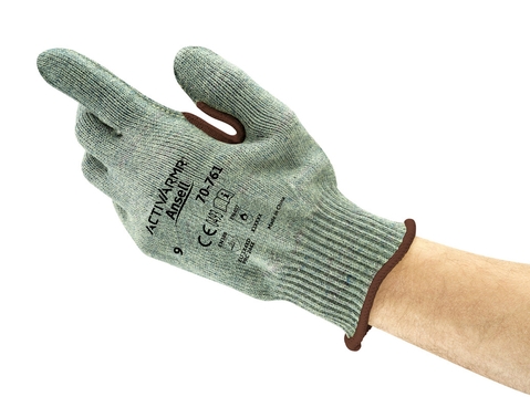 ANSELL-KEVLAR-STRICKHANDSCHUHE, Arbeitshandschuhe, VANTAGE, 70-761, grün
