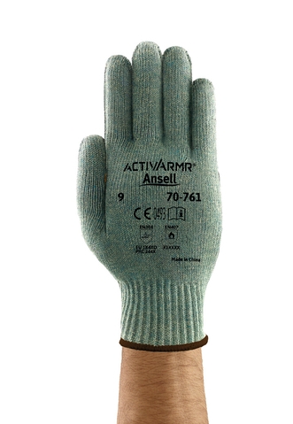ANSELL-KEVLAR-STRICKHANDSCHUHE, Arbeitshandschuhe, VANTAGE, 70-761, grün