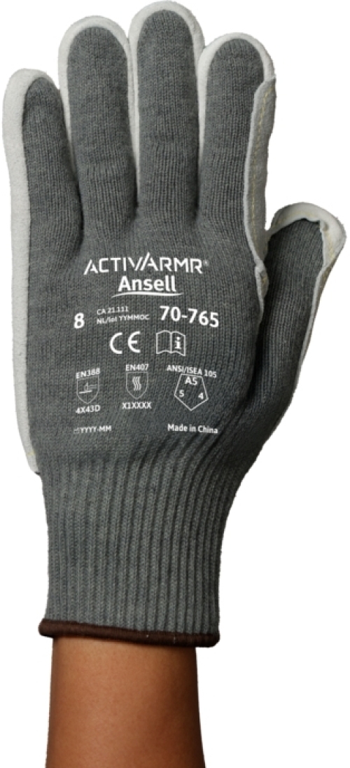 ANSELL-KEVLAR-STRICKHANDSCHUHE, Arbeitshandschuhe, VANTAGE, 70-765, grün