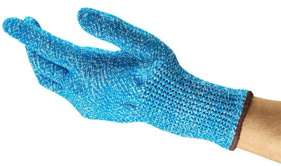 ANSELL-SCHNITTSCHUTZ-ARBEITSHANDSCHUHE, HYFLEX. 74-500, blau