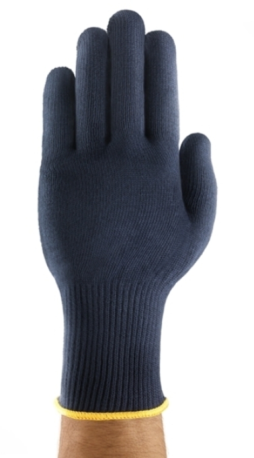 ANSELL-FIBER TUF, 76-501, Strick-Handschuhe Arbeitshandschuhe, dunkelblau