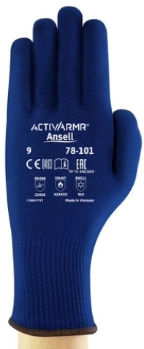 ANSELL-Winter-Handschuhe, Arbeitshandschuhe, THERM-A-KNIT, 78-101, blau