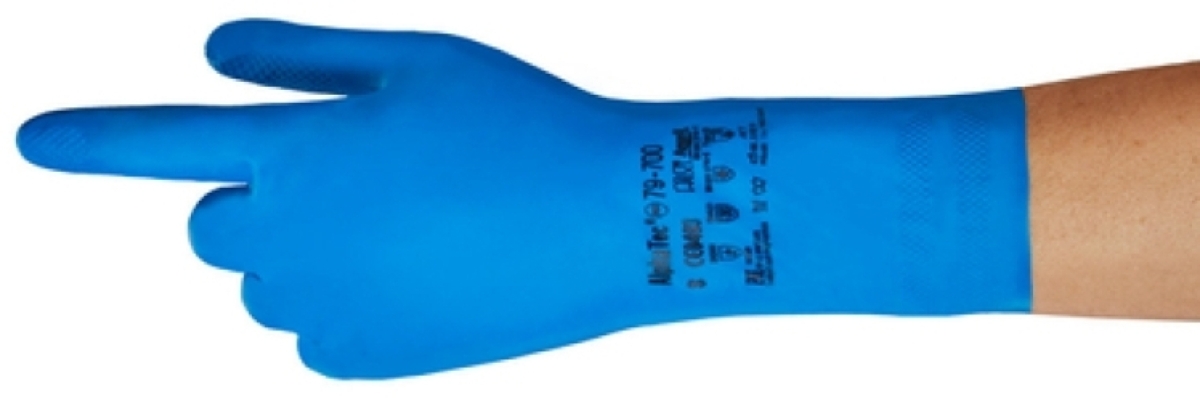ANSELL-VIRTEX, 79-700,Nitril-Kautschuck-Handschuhe, Arbeitshandschuhe, blau