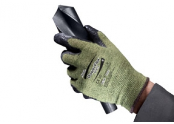 ANSELL-KEVLAR-STRICKHANDSCHUHE, POWER FLEX, 80-813, schwarz/grün/gelb
