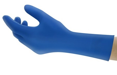 ANSELL-LATEX-HANDSCHUHE, ALPHATEC, 87-245, blau