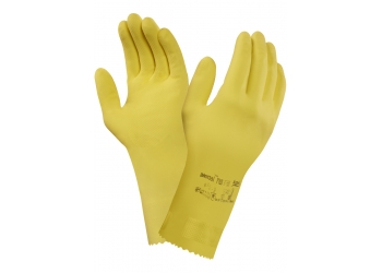 ANSELL-Workwear, Latex-Arbeitshandschuhe, "UNIVERSAL-Workwear, PLUS", 87-650, gelb, VE = 12 Paar