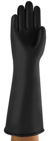 ANSELL-ALPHATEC, 87-104, Chemikalienschutz-Handschuhe, Arbeitshandschuhe, schwarz