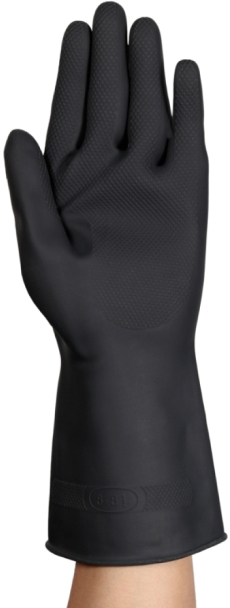 ANSELL-ALPHATEc, 87-118, NATURKAUTSCHUKLATEXHANDSCHUHE, schwarz
