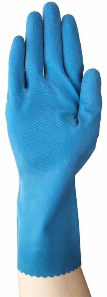 ANSELL-LATEX-ARBEITSHANDSCHUHE, ALPHATEC, 87-315, blau