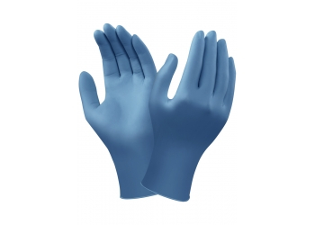 ANSELL-Einmal-Einweg-Nitril-Handschuhe, Versatouch, Ungepudert, 92-465, Blau