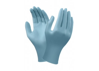 ANSELL-EINWEG-NITRIL-HANDSCHUHE, VERSATOUCH, ungepudert, 92-471, Pkg. á 100 Stück, hellblau