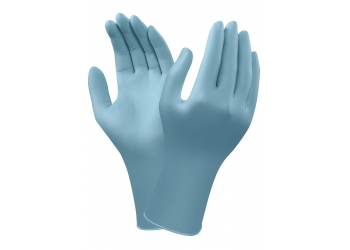 ANSELL-EINWEG-NITRIL-HANDSCHUHE, VERSATOUCH, ungepudert, 92-481, Pkg. á 100 Stück, hellblau