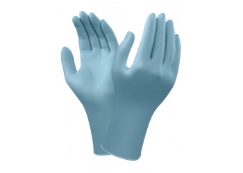 ANSELL-EINWEG-NITRIL-HANDSCHUHE, TOUCHNTUFF, 92-665, Pkg. á 100 Stück, hellblau