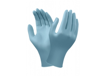 ANSELL-EINWEG-NITRIL-HANDSCHUHE, TOUCHNTUFF, 92-670, Pkg. á 100 Stück, hellblau