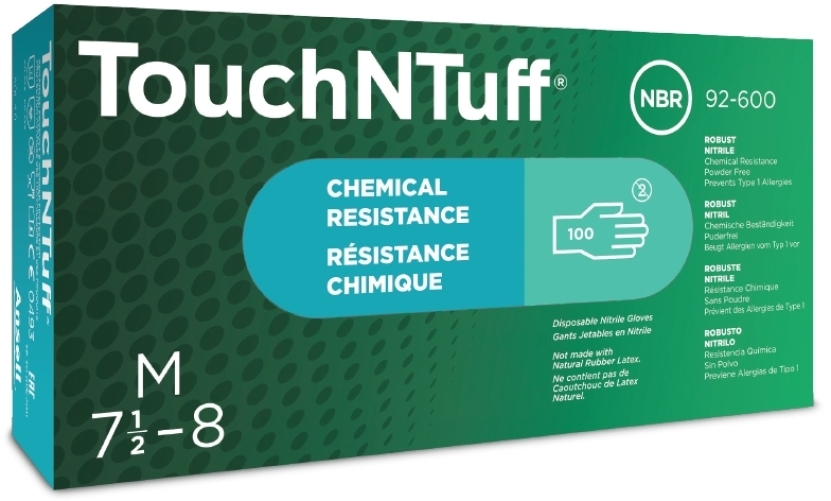 ANSELL-EINWEG-NITRIL-HANDSCHUHE, TOUCHNTUFF, 92-600, Pkg. á 100 Stück, grün