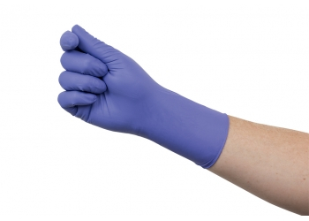 ANSELL-EINWEG-NITRIL-HANDSCHUHE, MICROFLEX, 93-853, Pkg. á 50 Stück, VE: 10 Pkg. blau