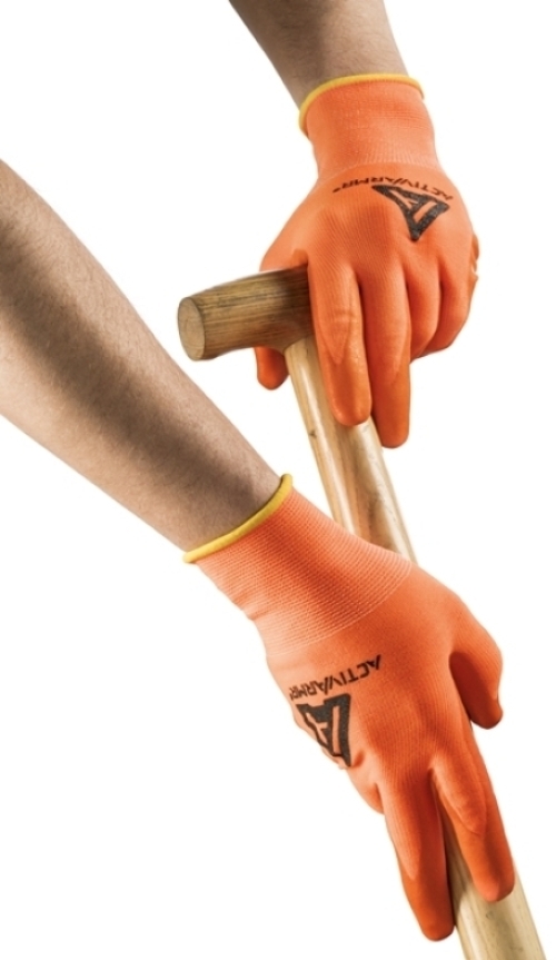 ANSELL-NITRIL-HANDSCHUHE, Arbeitshandschuhe, ActivArmr®, 97-012, orange
