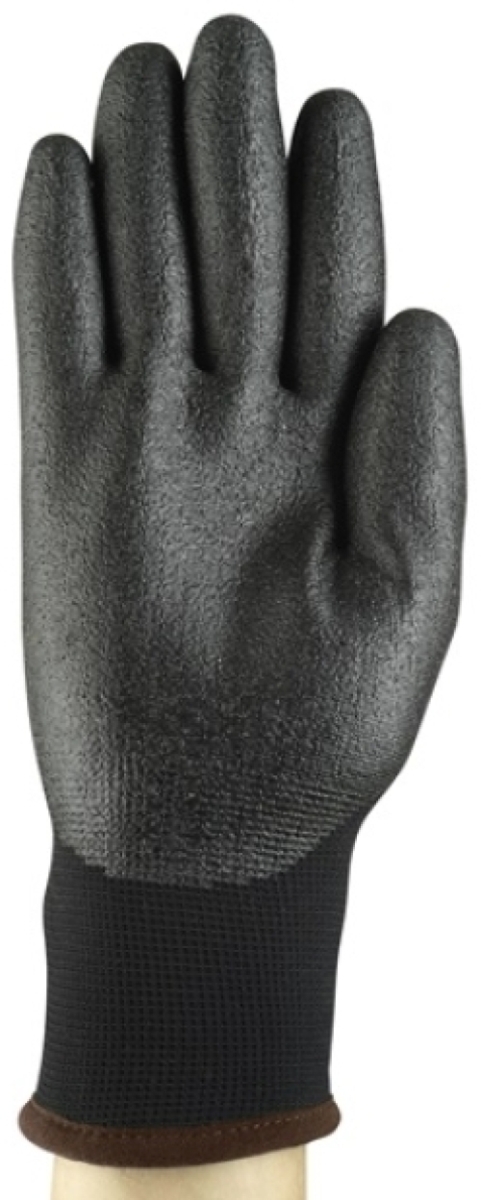 ANSELL-KÄLTESCHUTZ-Winter-Handschuhe, Arbeitshandschuhe, 97-631, Länge: 270 mm, schwarz