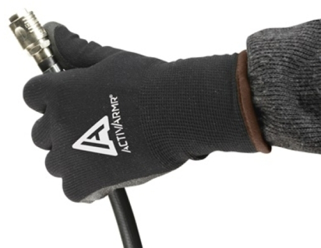 ANSELL-KÄLTESCHUTZ-Winter-Handschuhe, Arbeitshandschuhe, 97-631, Länge: 270 mm, schwarz