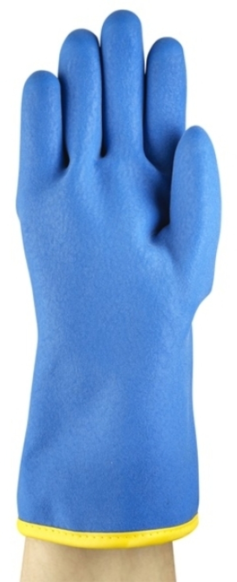 ANSELL-KÄLTESCHUTZ-Winter-Handschuhe, Arbeitshandschuhe, 97-681, Länge: 300 mm, blau