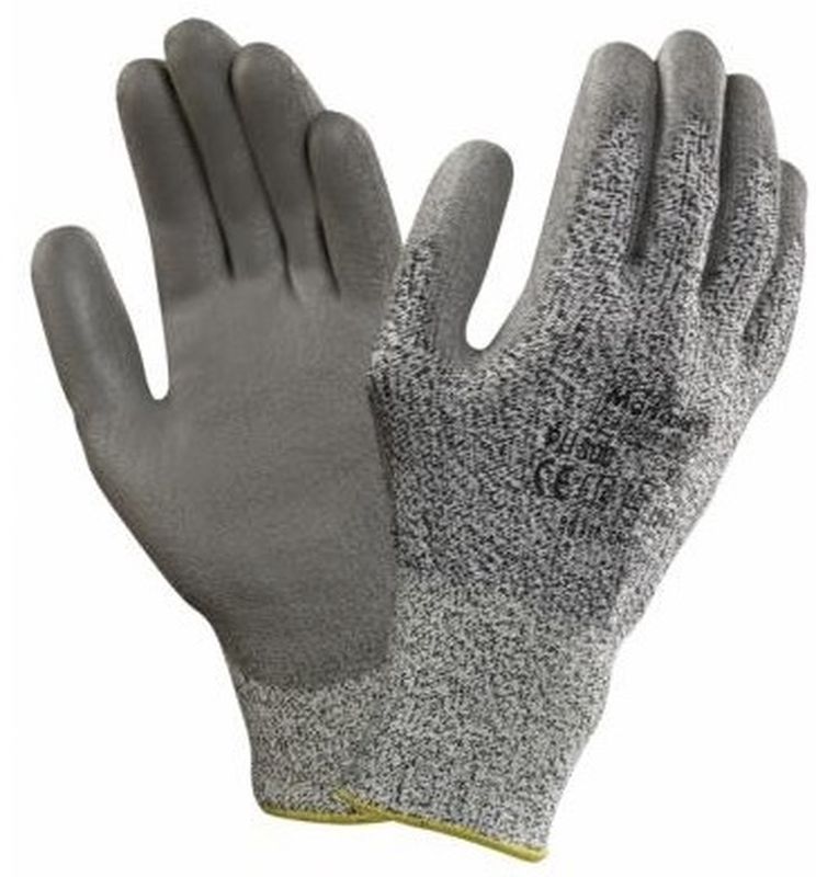 ANSELL-Workwear, Schnittschutz-Handschuhe, PU800, Lnge: 260 mm, wei/grau, VE = 12 Paar