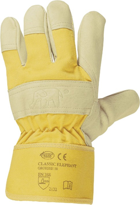 F-STRONGHAND, Schweinsvollleder, Arbeitshandschuhe, *CLASSIC-ELEPHANT*, Pkg.a`12